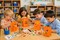 Paper Bags, 10" x 5" x 3", Assorted Colors, (Pack of 12) – Classroom Crafts, Party Favor & Gift Bags